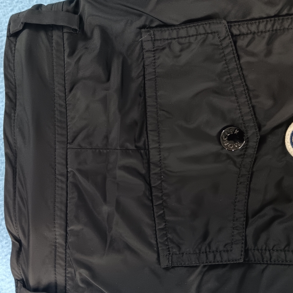 Moncler Black Nylon Lounge Pants